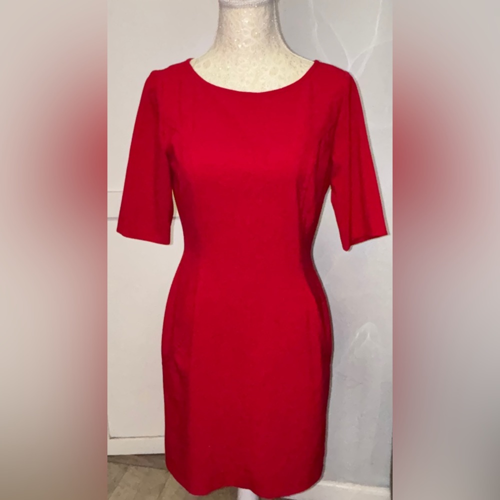 Tahari Red Mini Dress